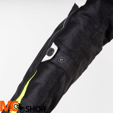 OZONE KURTKA TEKSTYLNA FLOW LADY BLACK/GREY/FL YEL