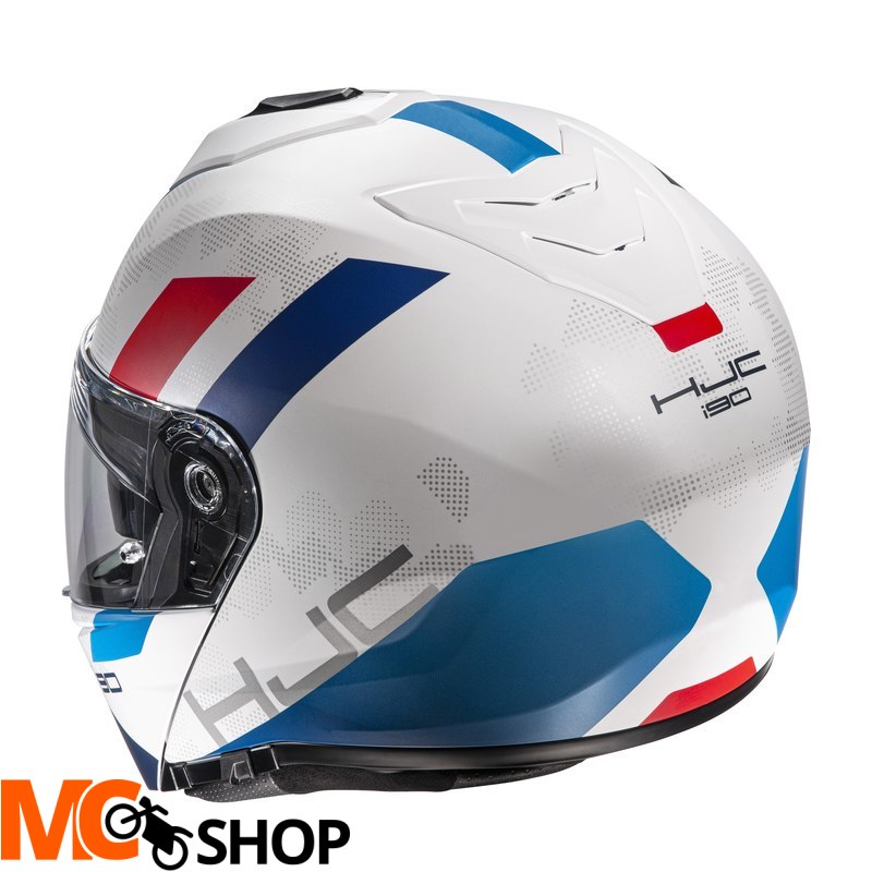 HJC KASK SYSTEMOWY I90 SYREX WHITE/BLUE/RED