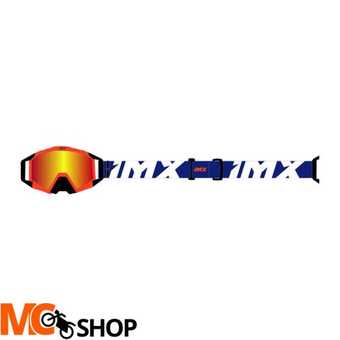 IMX GOGLE SAND ORANGE MATT/BLUE/WHITE ORANGE IRIDI