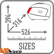 GIVI KUFER BOCZNY V35 TECH (2SZTUKI) MONOKEY (35LT