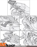 GIVI STELAŻ KUFRA CENTRALNEGO BEZ PŁYTY HONDA NC 7