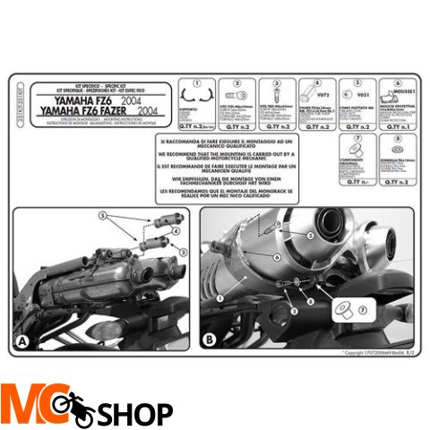 KAPPA ADAPTER MONTAŻ STELAŻA BOCZNEGO KL351 TE351K