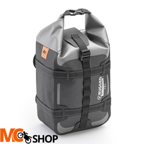 KAPPA WAŁEK BAGAŻOWY 10L WODOSZCZELNA CZARNO-SREBR