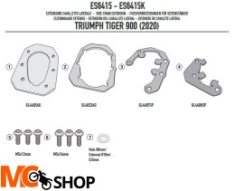 KAPPA ES6415K POSZERZENIE STOPKI BOCZNEJ TRIUMPH