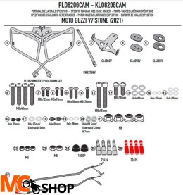 KAPPA GMOLE OSŁONY SILNIKA MOTO GUZZI V7 III Stone