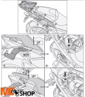 KAPPA STELAŻ KUFRA CENTR HONDA NC 750 X (21) BEZ P