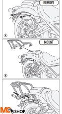KAPPA STELAŻ KUFRA CENTR MONOKEY, LOCK HONDA CMX11