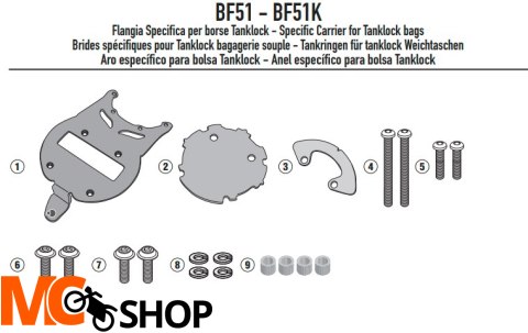 GIVI MOCOWANIE TANKLOCK KTM 390 / 790 Adventure 19