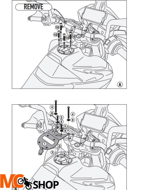 GIVI MOCOWANIE TANKLOCK KTM 390 / 790 Adventure 19