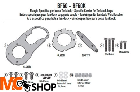 GIVI MOCOWANIE TANKLOCK - YAMAHA MT-07 (21)
