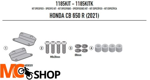 KAPPA ADAPTER DO MONTAŻU STELAŻA POD SAKWY TE1185