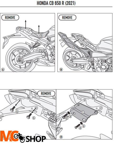KAPPA ADAPTER DO MONTAŻU STELAŻA POD SAKWY TE1185