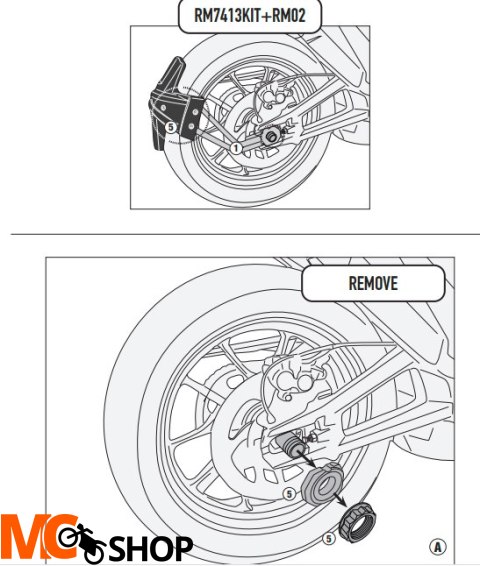 KAPPA MOCOWANIE BŁOTNIKA KRM02 DUCATI MULTISTRADA