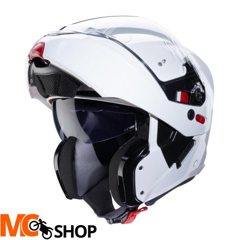 CABERG KASK SZCZĘKOWY FLIP-U HORUS X BIAŁY POŁYSK