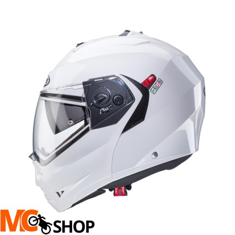 CABERG KASK SZCZĘKOWY FLIP-UP DUKE X BIAŁY POŁYSK