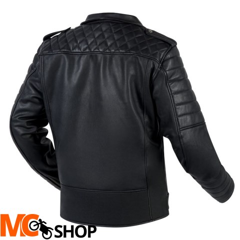 OZONE KURTKA SKÓRZANA RAMONES MODERN MATT BLACK