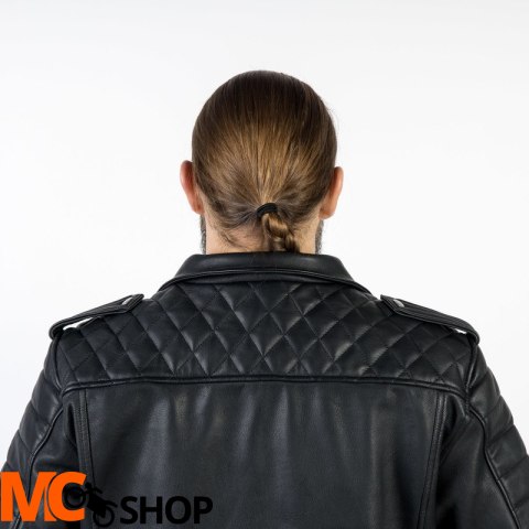 OZONE KURTKA SKÓRZANA RAMONES MODERN MATT BLACK