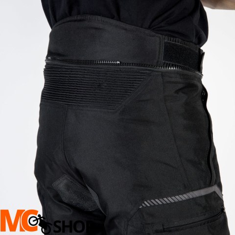OZONE SPODNIE MOTOCYKLOWE TEKSTYLNE FLOW BLACK