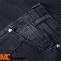 REBELHORN SPODNIE JEANS HAWK III R FIT WASHED BLAC