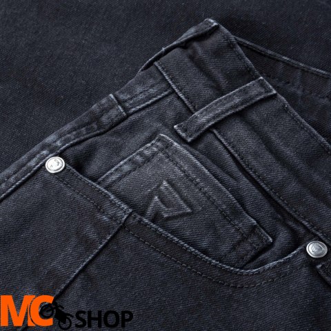 REBELHORN SPODNIE JEANS HAWK III R FIT WASHED BLAC