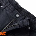 REBELHORN SPODNIE JEANS HAWK III R FIT WASHED BLAC