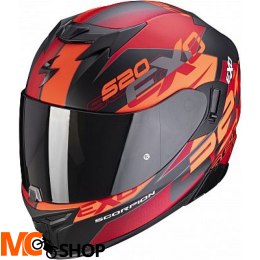 SCORPION KASK INTEGRALNY EXO-520 AIR COVER SIL-RED