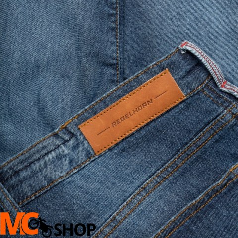 REBELHORN SPODNIE JEANS NOMAD TAPERED FIT WAS BLUE