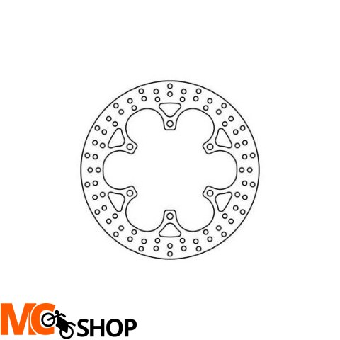 TRW Tarcza hamulcowa TRW MST207 HONDA NT 650 GT