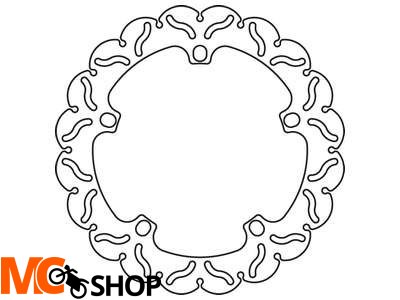 TRW Tarcza hamulcowa TRW MST239RAC BMW K 1200 LT