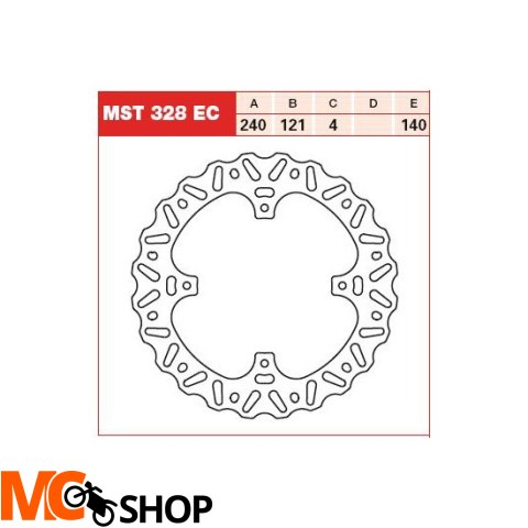 TRW Tarcza hamulcowa TRW MST328EC HONDA CRF 250 EN