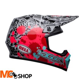 BELL KASK OFF-ROAD MX-9 MIPS TAGGER SPLATTER RED/G
