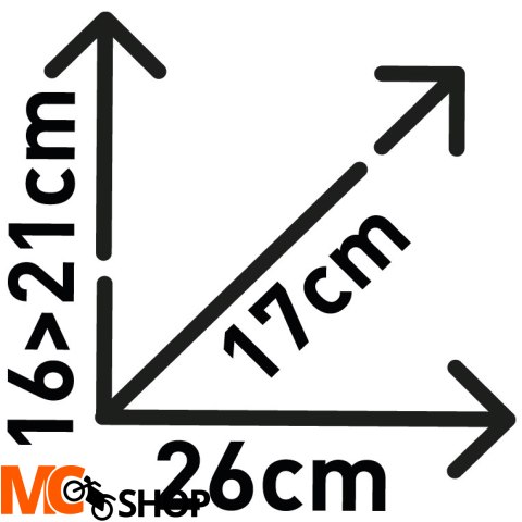 KAPPA TORBA NA ZBIORNIK MAGNETYCZNA 5-7L CZARNY ST