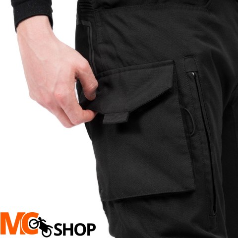 OZONE SPODNIE MOTOCYKLOWE TEKSTYLNE UNION II BLACK