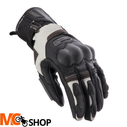 REBELHORN RĘKAWICE SKÓRZANE RANGE BLACK/LIGHT GREY