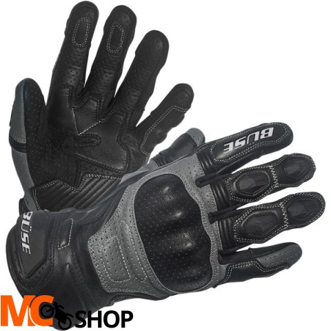 BUSE Rękawice motocyklowe Miles szare