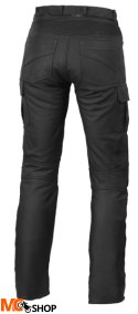BUSE Spodnie motocyklowe skórzane Cargo czarne