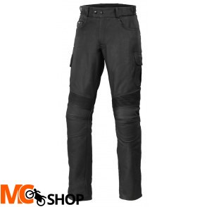 BUSE Spodnie motocyklowe skórzane Cargo czarne
