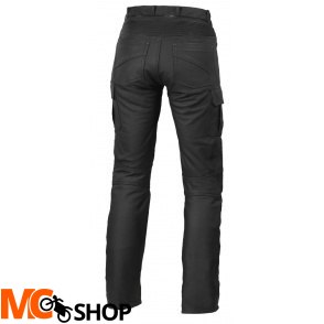BUSE Spodnie motocyklowe skórzane Cargo czarne