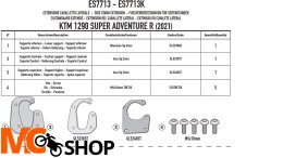 GIVI 2021 POSZERZENIE DODATKOWE STOPKI KTM 1290 Su