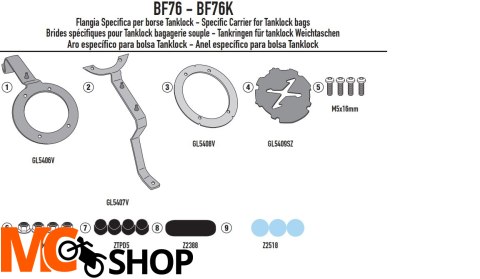 GIVI MOCOWANIE TANKLOCK DUCATI Desert X 937 (22)