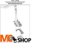 GIVI POSZERZENIE DODATKOWE STOPKI DUCATI Multistra