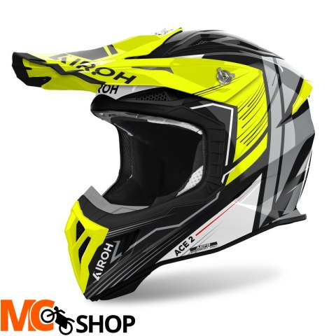 AIROH KASK OFF-ROAD AVIATOR ACE 2 COLOR BLACK MATT