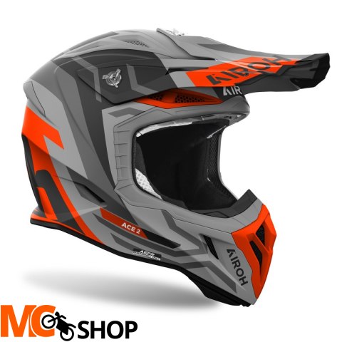 AIROH KASK OFF-ROAD AVIATOR ACE 2 GROUND ORANGE MA