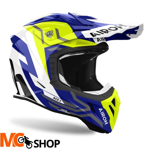 AIROH KASK OFF-ROAD AVIATOR ACE 2 GROUND YELL GLOS