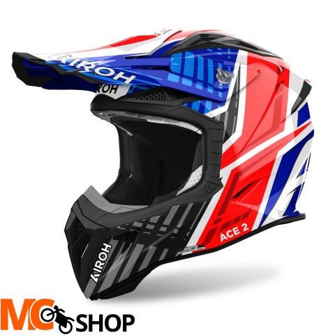 AIROH KASK OFF-ROAD AVIATOR ACE 2 PROUD BLUE/RED G