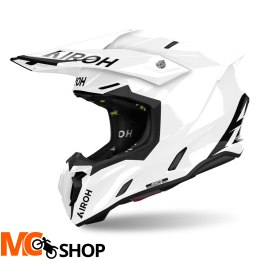 AIROH KASK OFF-ROAD TWIST 3 COLOR WHITE GLOSS