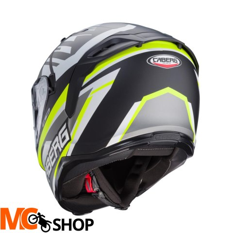 CABERG KASK INTEGRALNY AVALON X KIRA CZ/ŻÓ FLUO/CZ