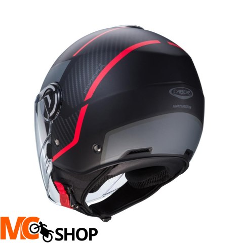CABERG KASK OTWARTY RIVIERA V4X CZARNY MAT/CZE/SZ