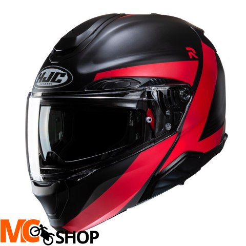 HJC KASK SYSTEMOWY RPHA91 ABBES BLACK/RED