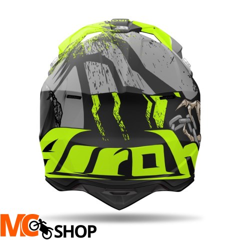 AIROH KASK OFF-ROAD WRAAAP DARKNESS MATT